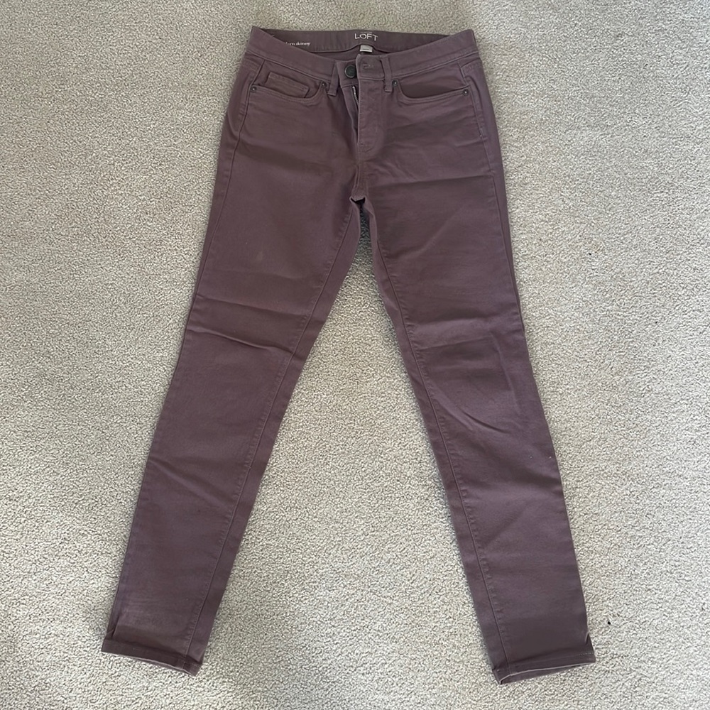 LOFT size 6 modern skinny jeans